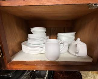 Corelle - all white set