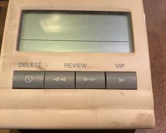 Office area - vintage caller ID