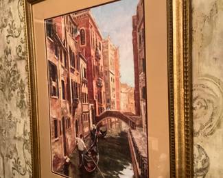 Picture - framed & matted under glass