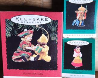 3 Hallmark Keepsake Ornaments