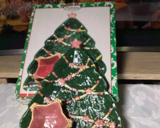 Ceramic Chip And Dip Platter