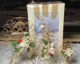 Christmas wire angels