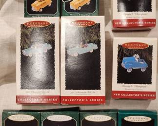 10 Hallmark Keepsake Ornaments Kiddie Cars