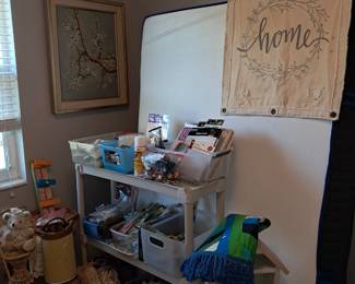 Full size Nektar mattress and craft supplies