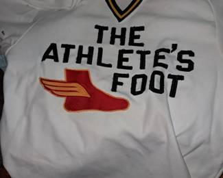 Nice athlete's foot Jersey might have been a employee uniform not really sure