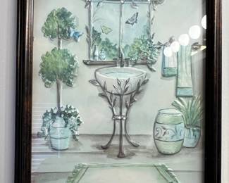 Framed print signed by Tre Sorelle Studios