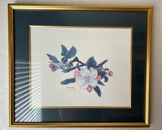 Framed print numbered and signed by Charles A. Towle