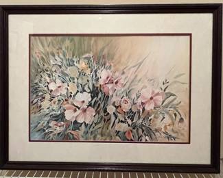 Framed print numbered and signed by Lula Desiree Platt