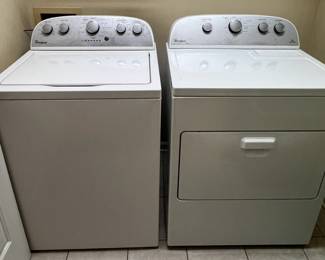 Whirlpool washer & dryer