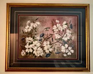 Framed print signed by Helen Brown