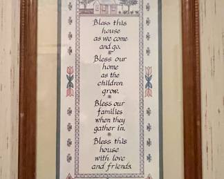 Framed print signed by Charles F. Humphrey