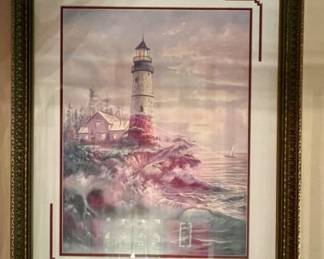 Framed prints signed by Carl Valente