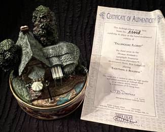 Ardleigh-Elliott "Fallbrooke Florist" music box with COA