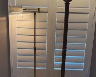 Brass Reading Lamp Metal Floor Lamp 