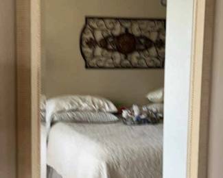 Beaded Framed Mirror
