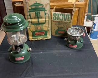 Coleman Camp Stove And Lantern 