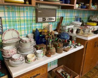 China and antique butter mold collection