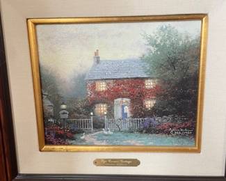 Signed numbered Thomas Kincaid with COA