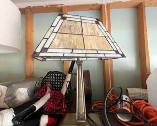 Stain glass lamps mission style