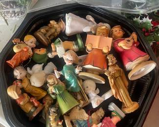 Vintage elves ornaments Christmas 