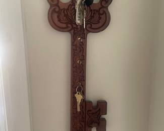 Carved key holder 