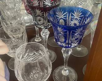 Czechoslovakian colorful glass crystal 