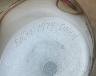 Edler signed art glass