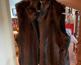new with tags fur vest