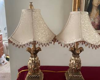 Pair of small lamps