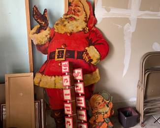 Vintage large Santa 