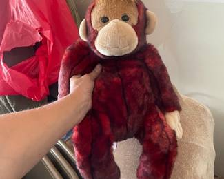 Ty bear large monkey 