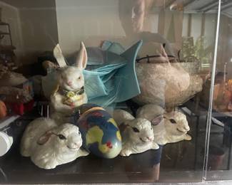 Ceramic rabbits 