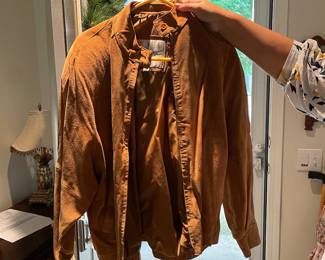 vintage leather jacket