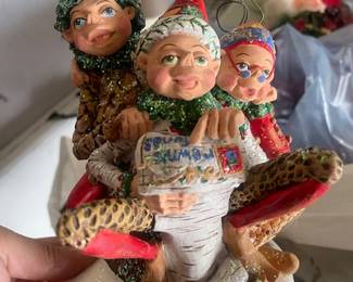 Vintage dept 56 elves