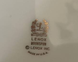 Lenox moonspun dish set 