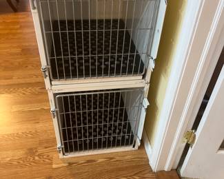 Two medium kennels 