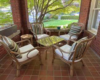 Outdoor bamboo furniture 