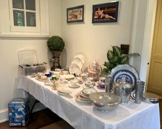 Beautiful english and German porcelain teacup and saucer collection