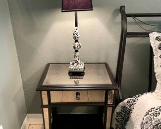 Two Mirrored End Tables $250 Each