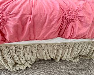 Matching Bed Skirt and Pillows and curtains $500