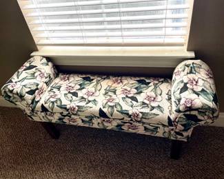 Floral Bench $80