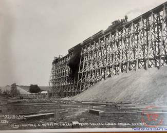 Late 1800’s UNION PACIFIC Railroad Photos Attributed to J.E. STIMSON