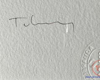 Original Signed Watercolor by ITZCHAK TARKAY