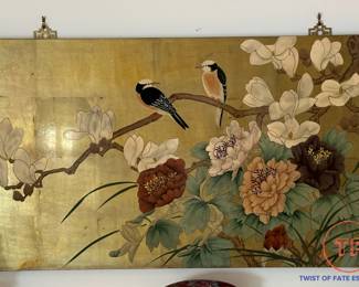 Hand Painted Chinese Wall Art