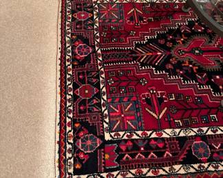 India Handmade Wool Pile Area Rug (8' x 4')