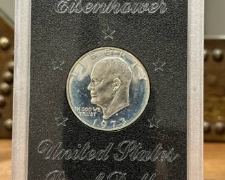 Eisenhower Proof SILVER Dollars