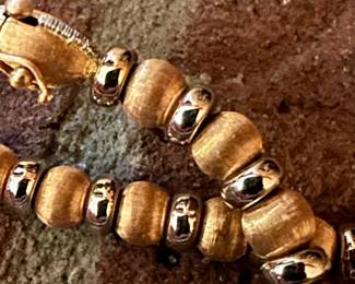 18KT GOLD Chiampesan Bracelet and Choker