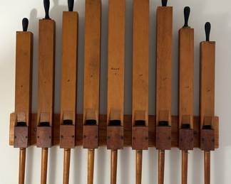 Large Hand Made Organ Tuning Pipes Collection