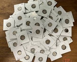 SILVER Mercury Dimes