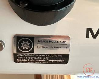 MEADE Model 4500 Telescope